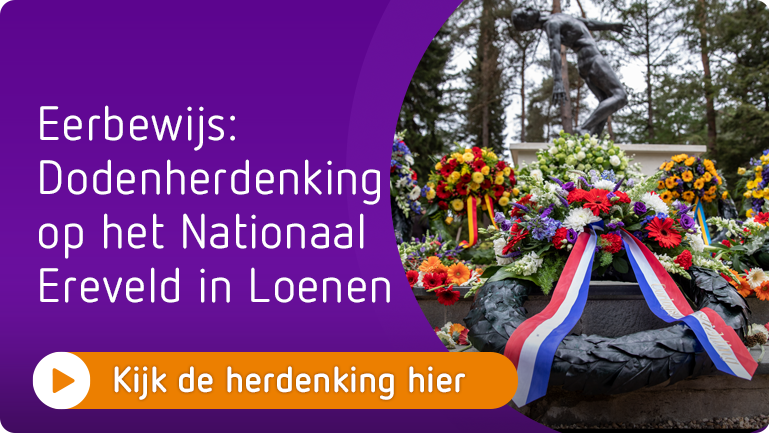Dodenherdenking op het Nationaal Ereveld in Loenen LIVE