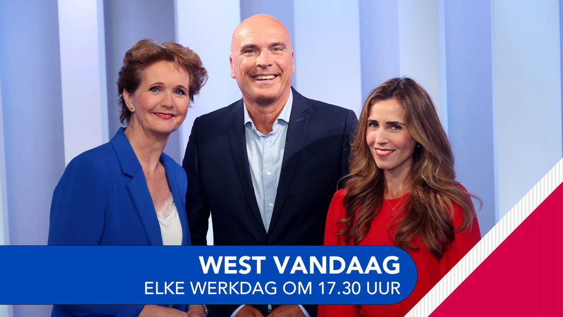 Marjolein glimlacht; tekst: "MUZIEK AAN ZEE ELKE WERKDAG 14:00-16:00 UUR" met een radio-icoon.