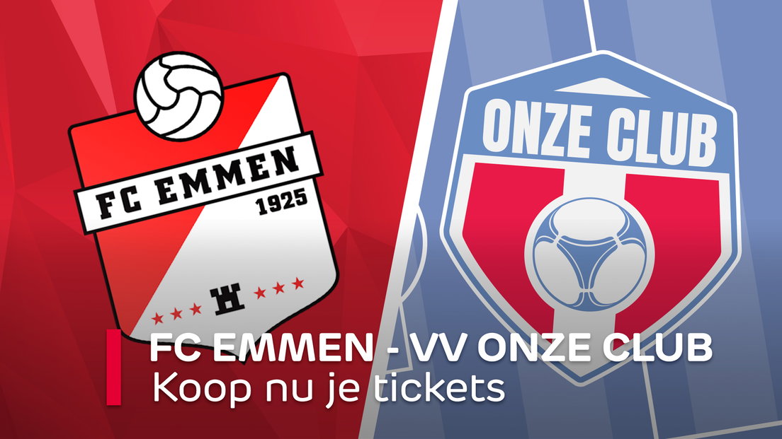 VV Onze Club - FC Emmen RTV Drenthe