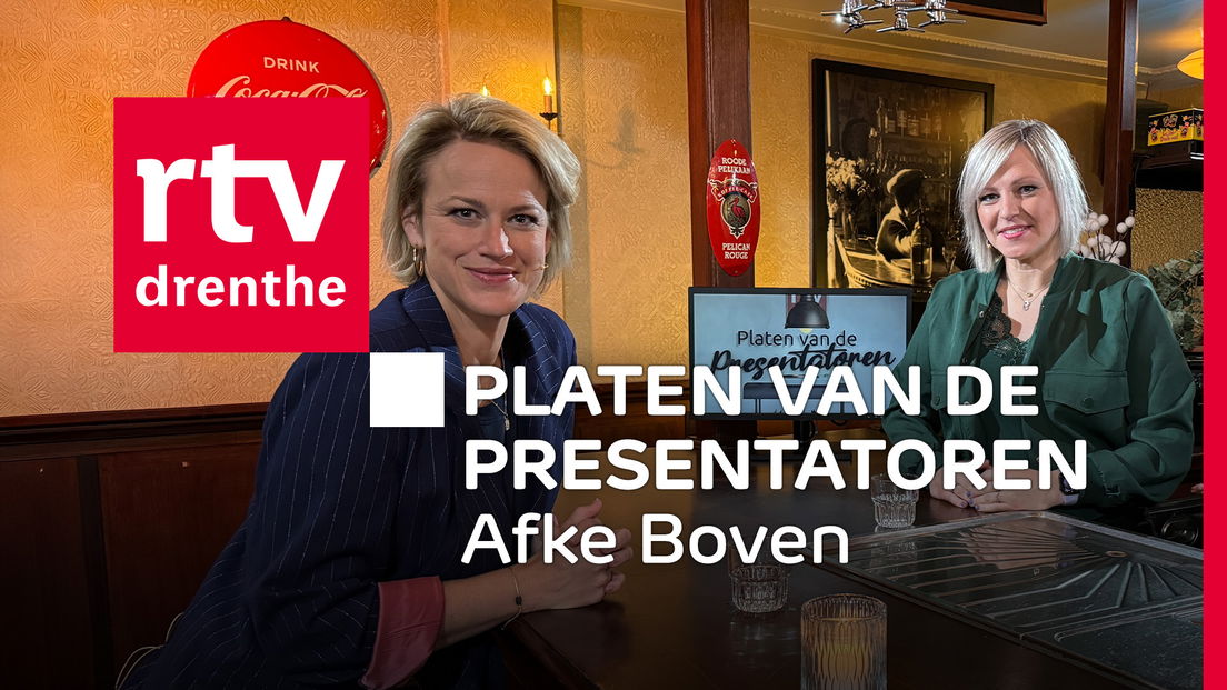 Platen van de presentatoren